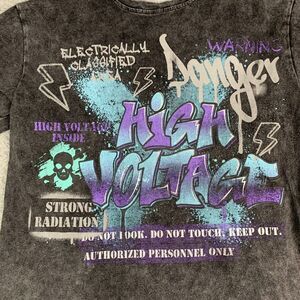 Adika T Shirt Women's Size XSmall Acid Wash Cotton Street Wear Adika New York NY